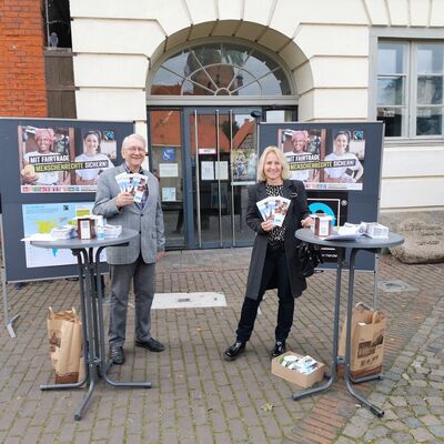 Fairtrade Aktion Wochenmarkt 25.9.20