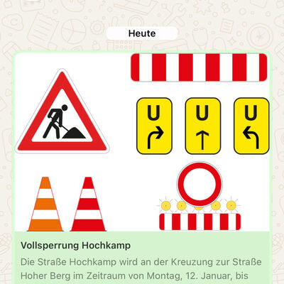 Screenshot WhatsApp Stadt Eutin