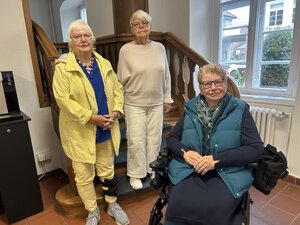 Brigitte Schmidt-K&uuml;nzel, Petra Theiss und Hannelore Fastenrath